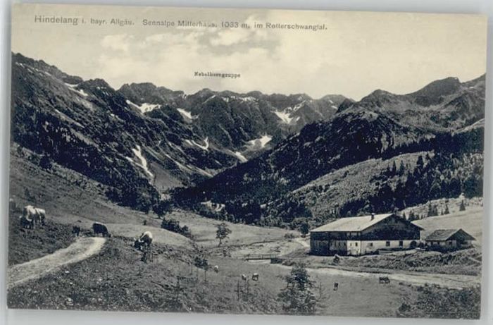 Hindelang Sennalpe Mitterhaus Retterschwangtal