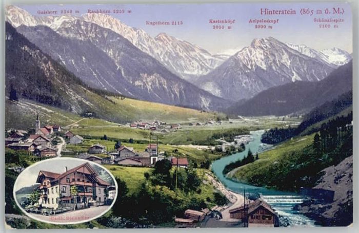 Hinterstein Bad Hindelang Hinterstein Gasthaus Steinadler