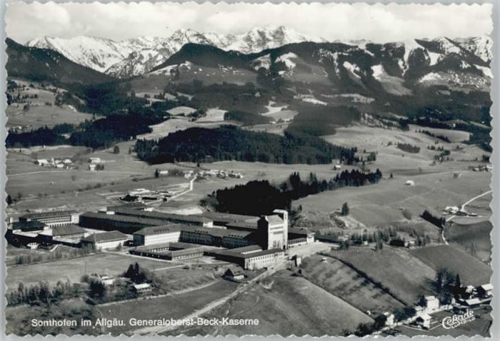 Sonthofen Oberallgaeu liegeraufnahme Generaloberst-Beck-Kaser