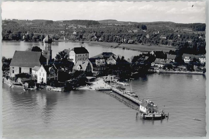 Wasserburg Bodensee Fliegeraufnahme