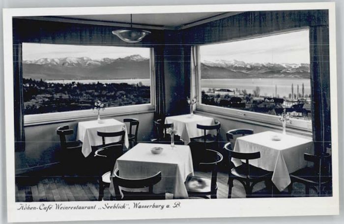 Wasserburg Bodensee Cafe Restaurant Seeblick
