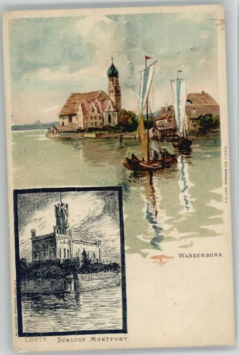 Wasserburg Bodensee Schloss Montfort