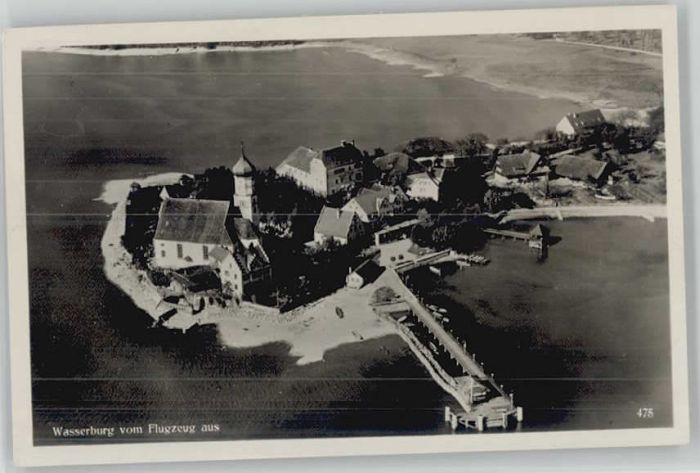 Wasserburg Bodensee Fliegeraufnahme