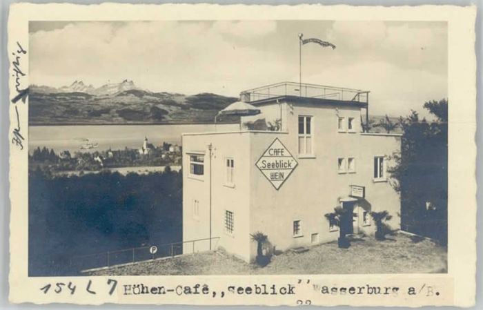 Wasserburg Bodensee Cafe Seeblick