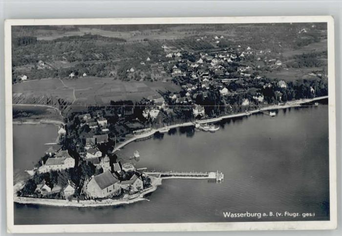 Wasserburg Bodensee Fliegeraufnahme