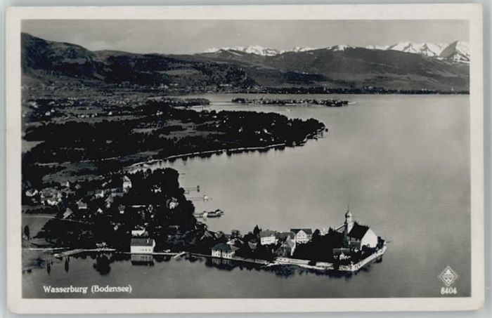 Wasserburg Bodensee Fliegeraufnahme