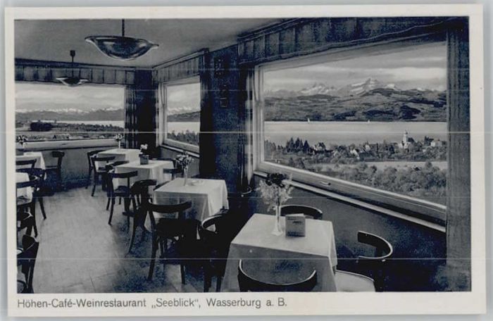 Wasserburg Bodensee Cafe Seeblick
