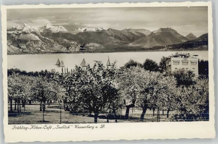 Wasserburg Bodensee Cafe Seeblick