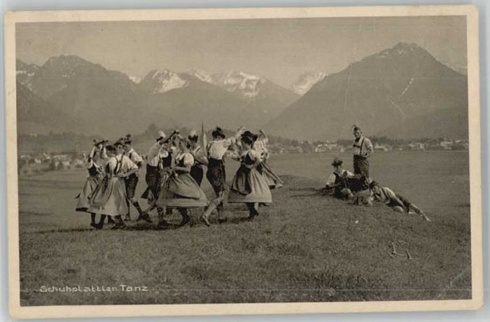 Oberstdorf Schuhplattlertanz