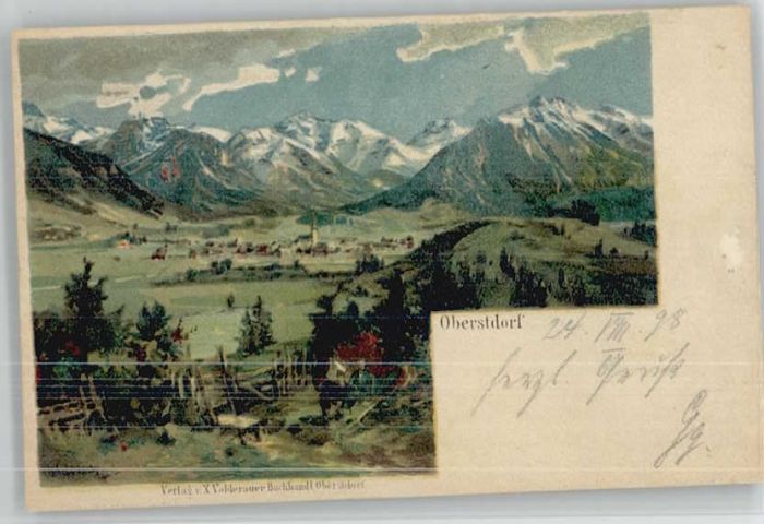 Oberstdorf Künstlerkarte