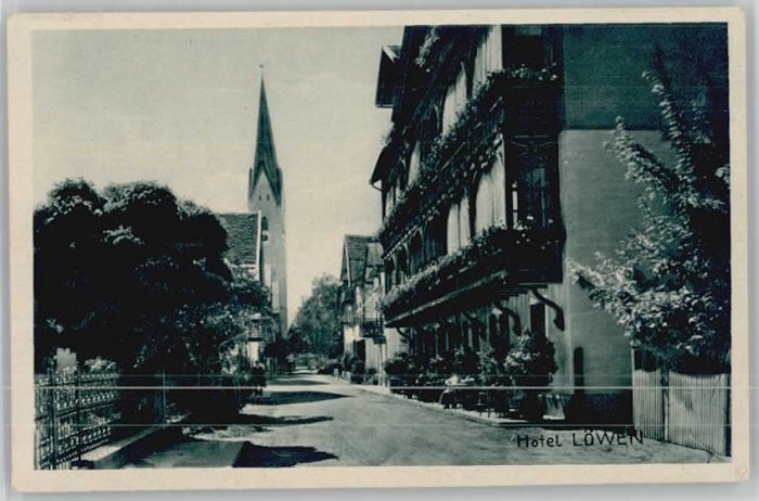 Oberstdorf Kirchstrasse Hotel Löwen