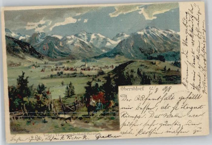 Oberstdorf Künstlerkarte