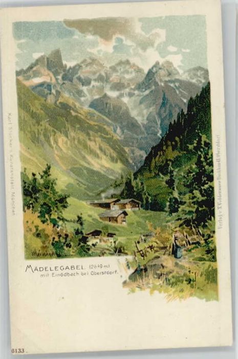 Einoedsbach ünstlerkarte *