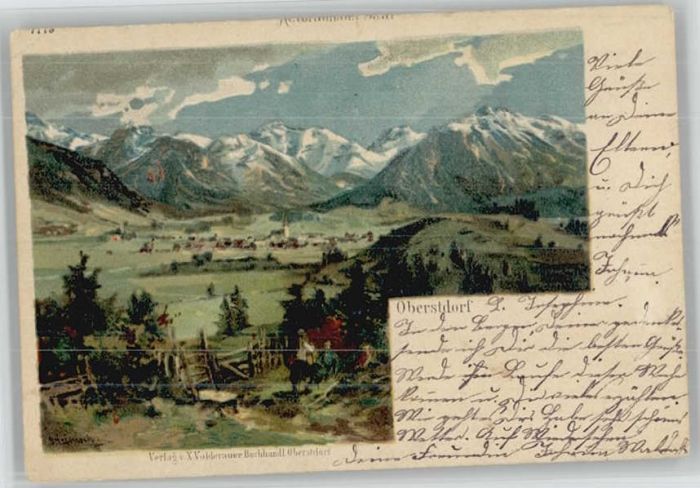 Oberstdorf Künstlerkarte