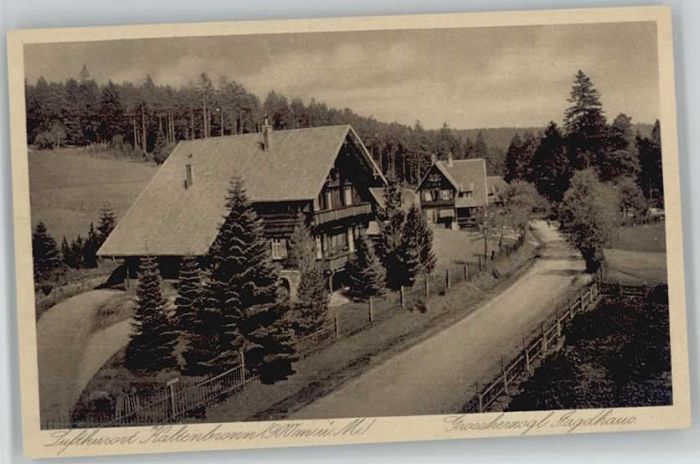 Kaltenbronn Grossherzogl. Jagdhaus