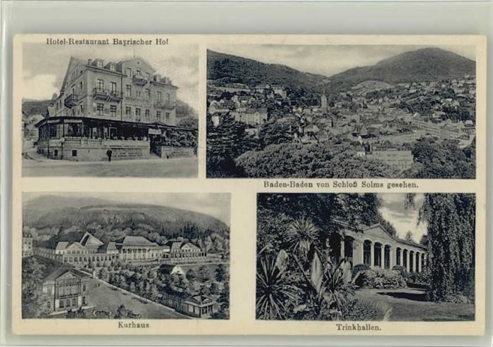 BADEN-BADEN BW Hotel Restaurant Bayerischer Hof