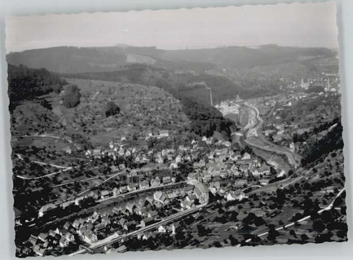 Weisenbach Murgtal  Fliegeraufnahme