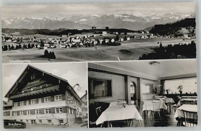 Scheidegg Allgaeu asthaus Pension Bräuhaus *