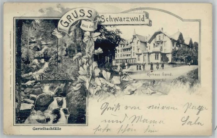 Baden-Baden Kurhaus Sand Gertelbachfälle