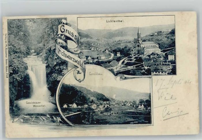 Geroldsau Lichtenthal Wasserfall