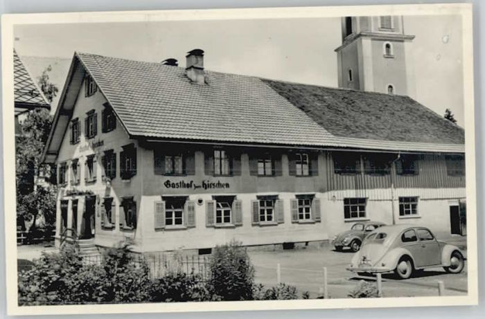 Scheidegg Allgaeu asthof Metzgerei Zum Hirschen