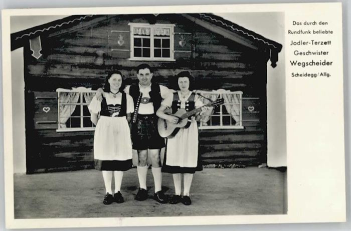 Scheidegg Allgaeu odler Terzett Geschwister Wegscheider