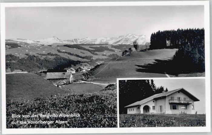Scheidegg Allgaeu ergvilla Alpenblick