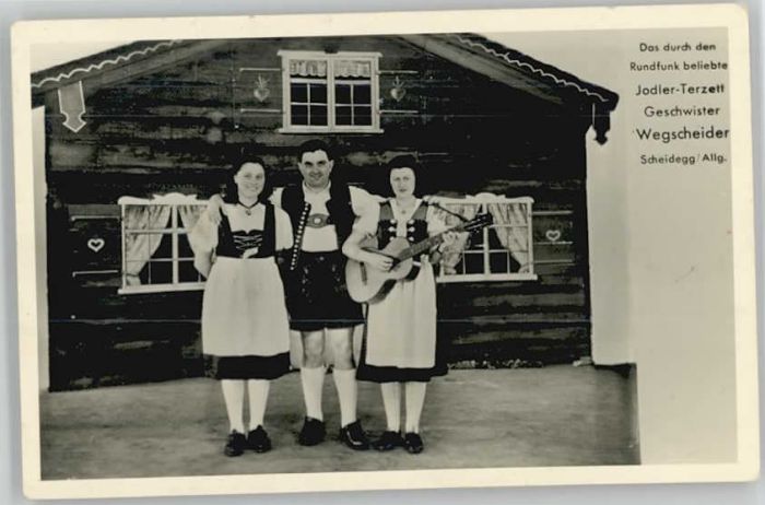 Scheidegg Allgaeu odler Terzett Geschwister Wegscheider