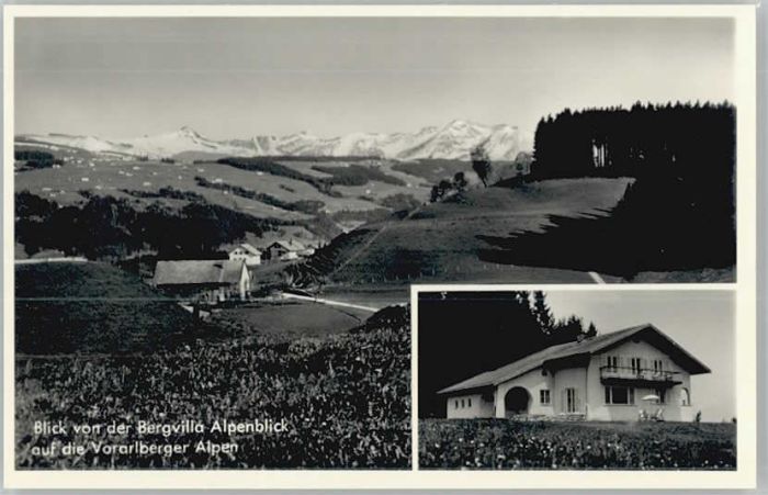 Scheidegg Allgaeu ergvilla Alpenblick