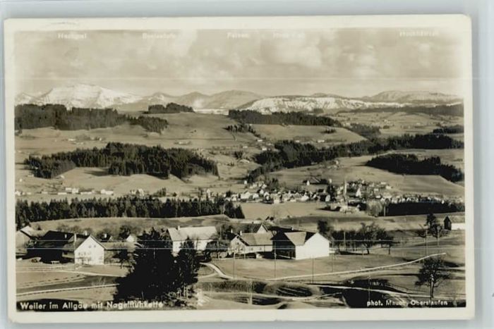 Weiler-Simmerberg Weiler Allgäu Nagelfluhkette