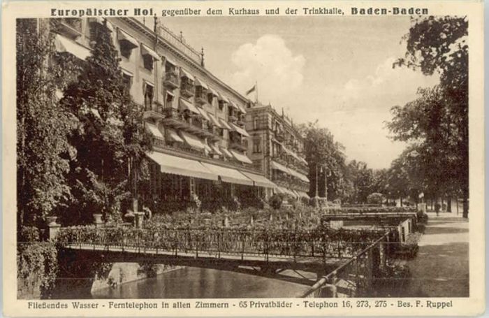 BADEN-BADEN BW Europaeischer Hof