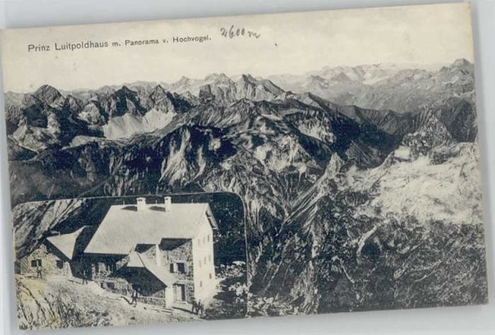 Oberstdorf [Stempelabschlag] Prinz Luitpoldhaus Ho