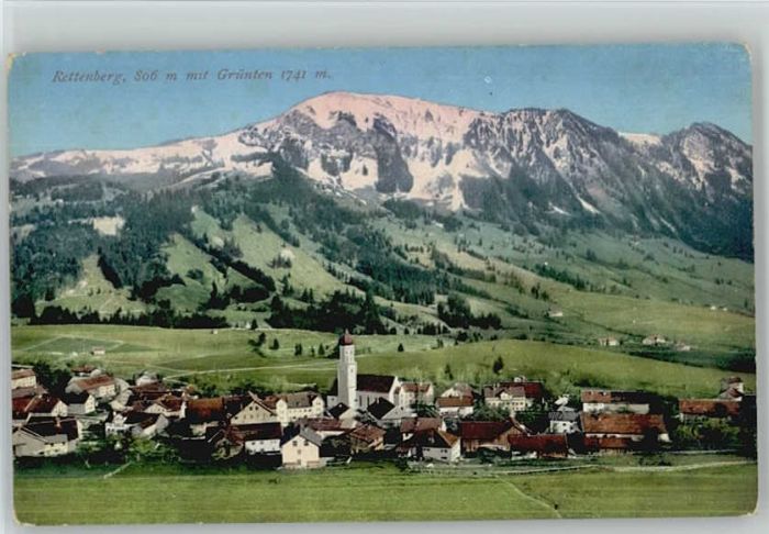 Rettenberg Oberallgaeu Rettenberg Grünten