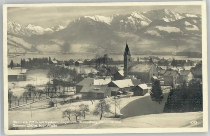 Blaichach Allgaeu Blaichach Rauhorn Kugelhorn Breitenhorn