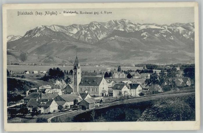 Blaichach Allgaeu Blaichach Alpenblick Feldpost