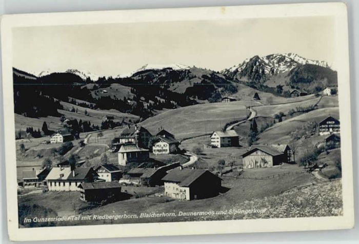 Gunzesried Riedbergerhorn Blaicherhorn Daunermoos