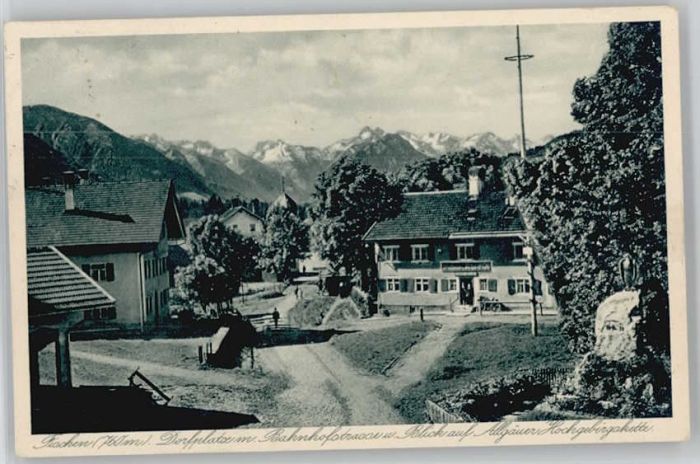 Fischen Allgaeu orfplatz Bahnhofstrasse