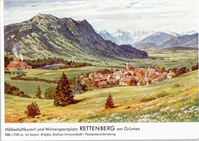 Rettenberg Oberallgaeu Rettenberg Grünten