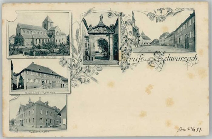 Schwarzach Main Schwarzach Gasthaus zum Schwan Waisenan