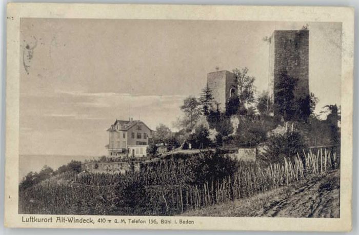 Buehl Baden uine Alt-Windeck