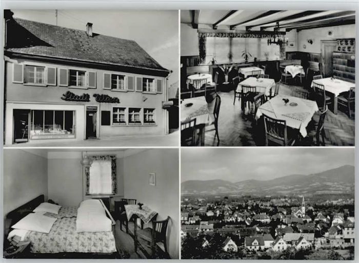 Achern Baden Achern Gasthof Metzgerei Stadt Wien