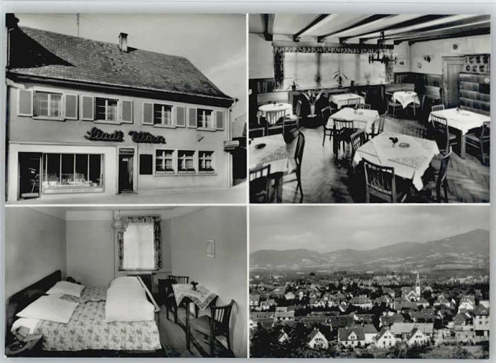 Achern Baden Achern Gasthof Metzgerei Stadt Wien