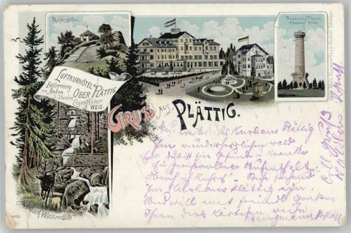 Buehl Baden otel Plättig Friedrichsturm x