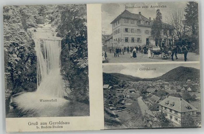 Geroldsau bei Baden- Baden Gasthaus Auerhahn