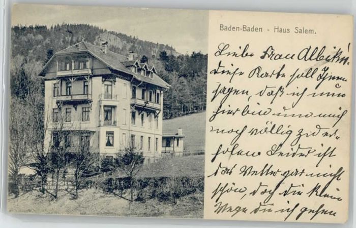 Baden-Baden Haus Salem