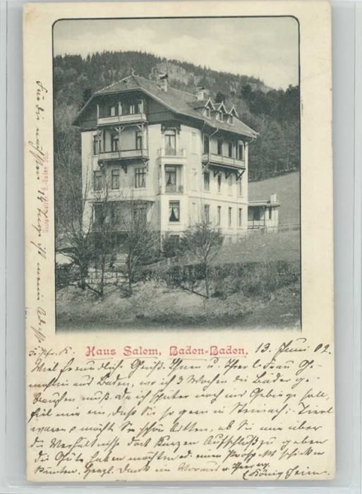Baden-Baden Haus Salem