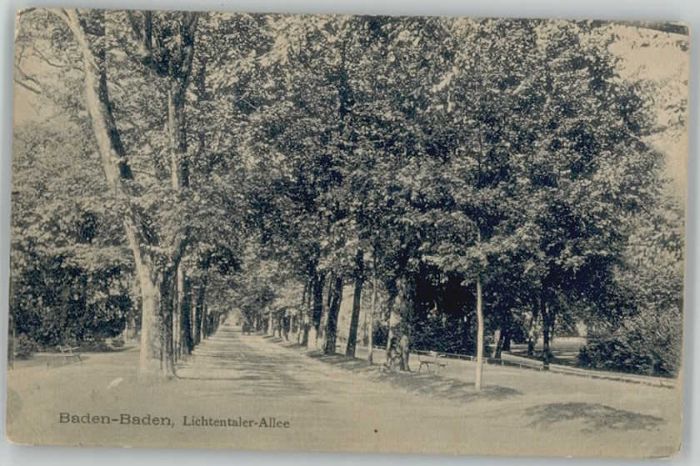 BADEN-BADEN BW Lichtentaler Allee