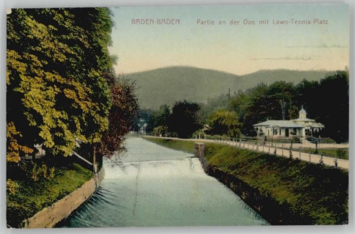 Baden-Baden Lawn Tennisplatz Feldpost