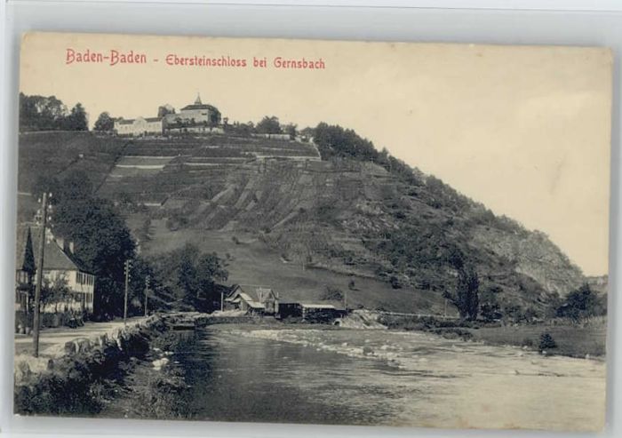 BADEN-BADEN BW Eberstein Schloss bei Gernsbach