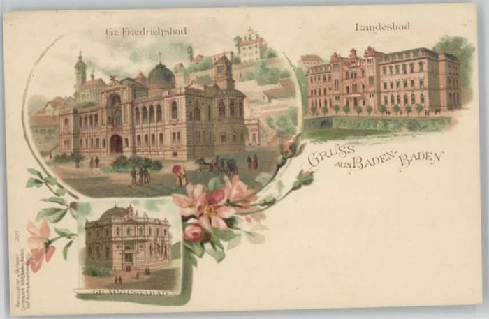 Baden-Baden Gr. Friedrichsbad Gr. Augustbad